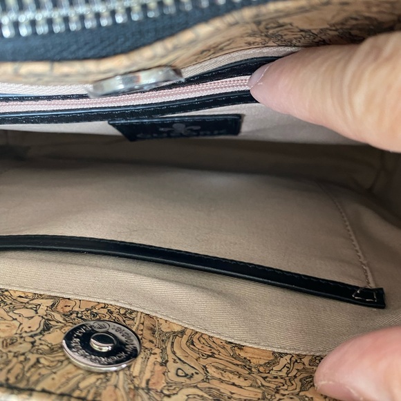 NWT Queork Tan Cork Mini Jackson Crossbody Bag - Picture 4 of 16